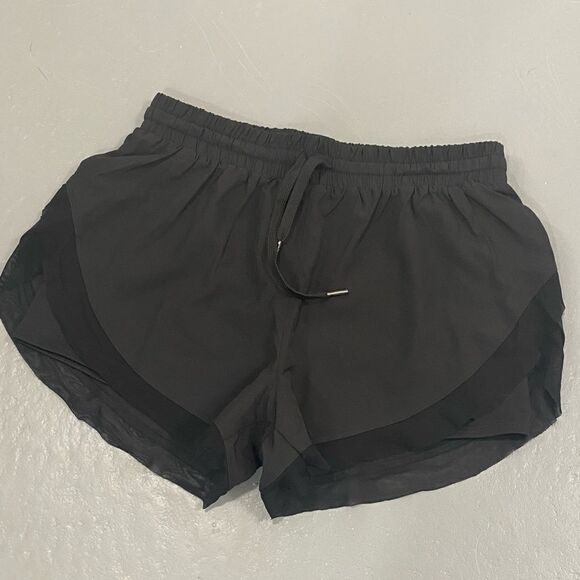 Altar’d State | Black Shorts with Mesh Trim - Picture 2 of 14